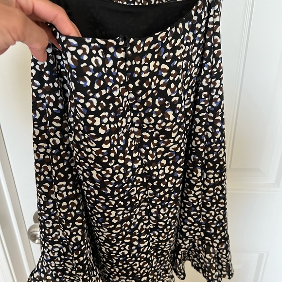 Leith Mini Leopard Ruffle Open Back Mini Dress - Picture 8 of 12